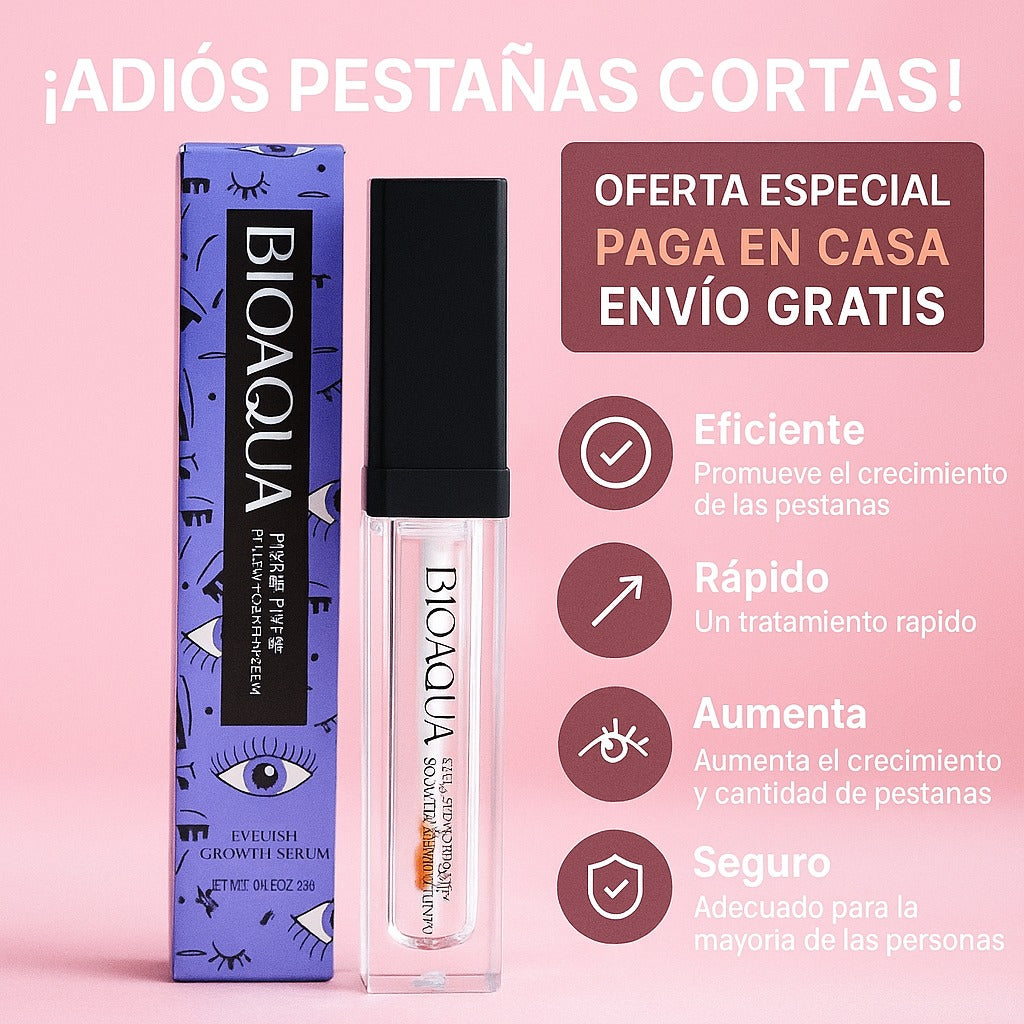 Sérum de Crecimiento para Pestañas Bioaqua ✨🌟 OFERTA ESPECIAL 2X1 POR TIEMPO LIMITADO