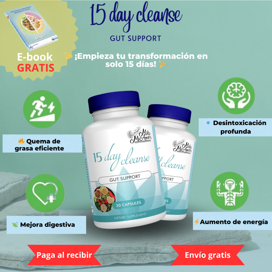 15 Days cleanse 💊 + E-book GRATIS! 🎁