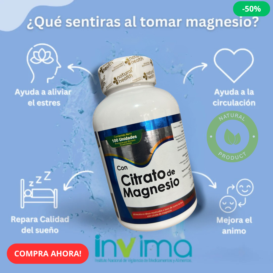 💊CitratoMag 🦴 50% OFF + ENVÍO GRATIS 🔥