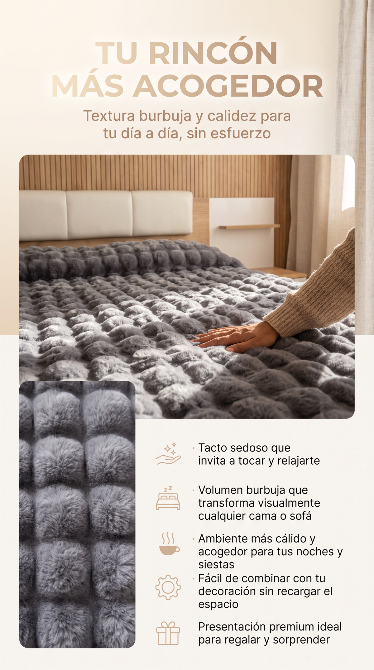 ✨ COBIJA BURBUJA ORIGINAL PREMIUM.✨ PAGA 1 LLEVA 2. OFERTA DE TEMPORADA!