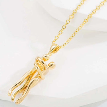 EternalBond™ 💞 – Collar de Pareja Abrazo Infinito