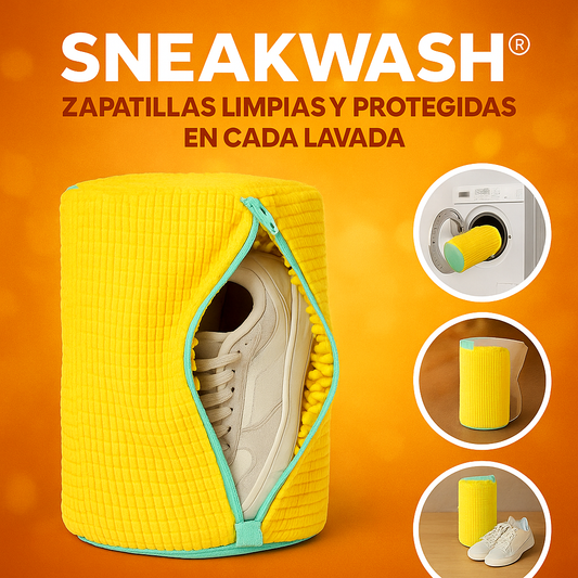SneakWash Pro 👟✨ – Funda Protectora para Lavar Zapatos