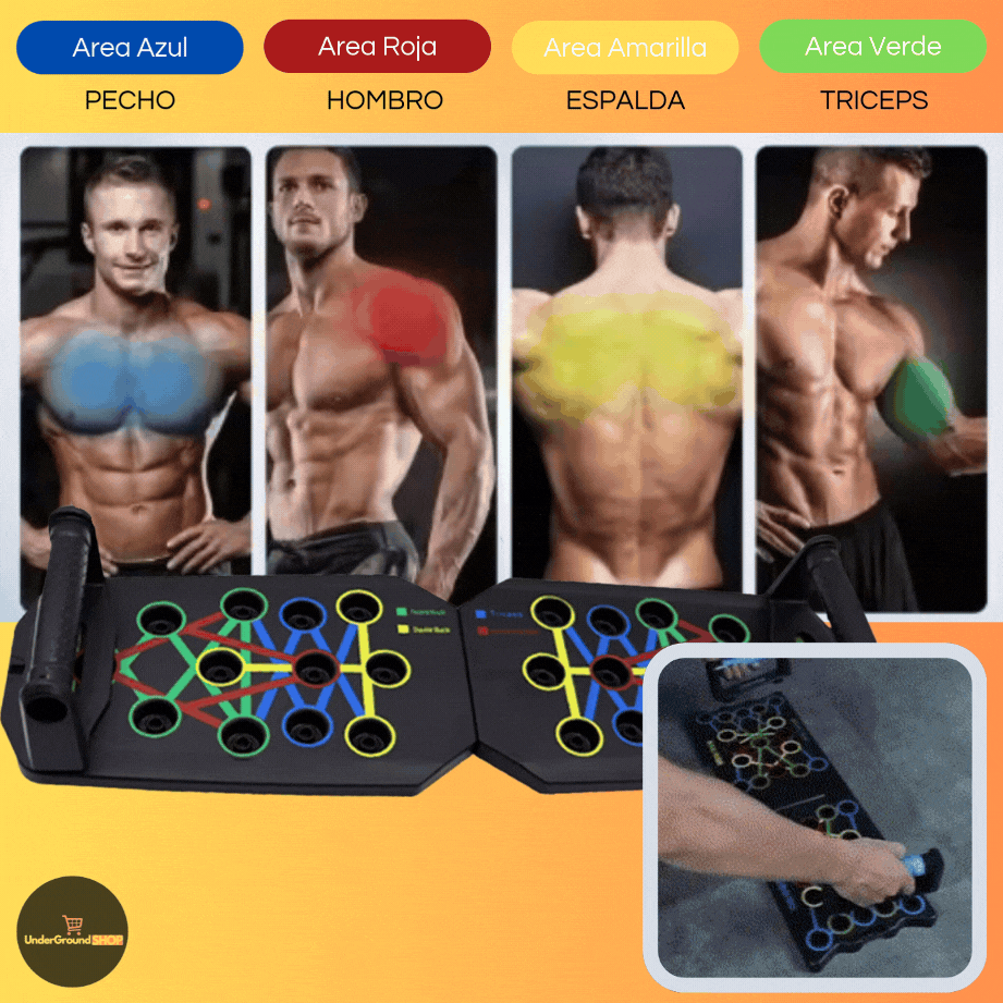 Tabla de Flexiones PushPower Elite