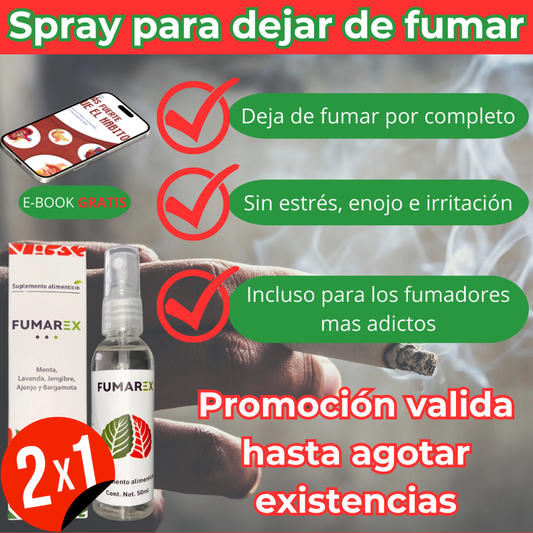 🫁Fumarex 2x1 -  PAGA 1 LLEVA 2 + E-book GRATIS "Más Fuerte que el habito" 🎁