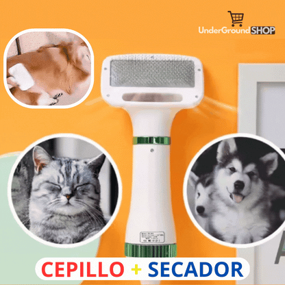 Cepillo y Secador SecaPeludos PRO 🐶✨