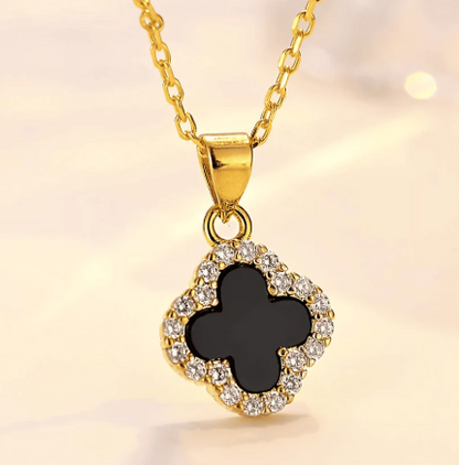 Collar y Pulsera Trebol 🍀+ Caja de Regalo GRATIS 🎁