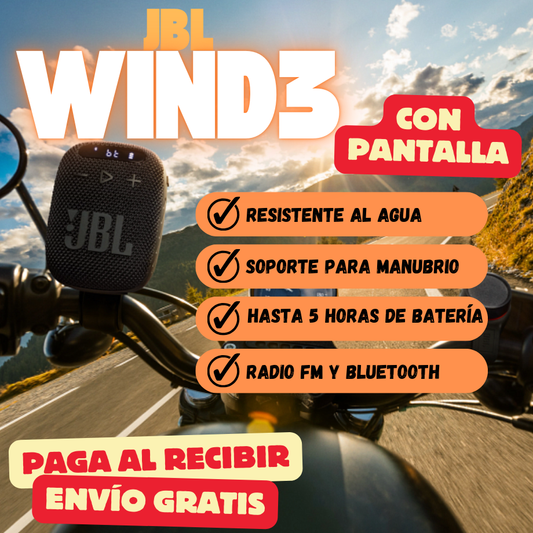 Parlante JBL Wind3 con soporte incluido🔊🎁