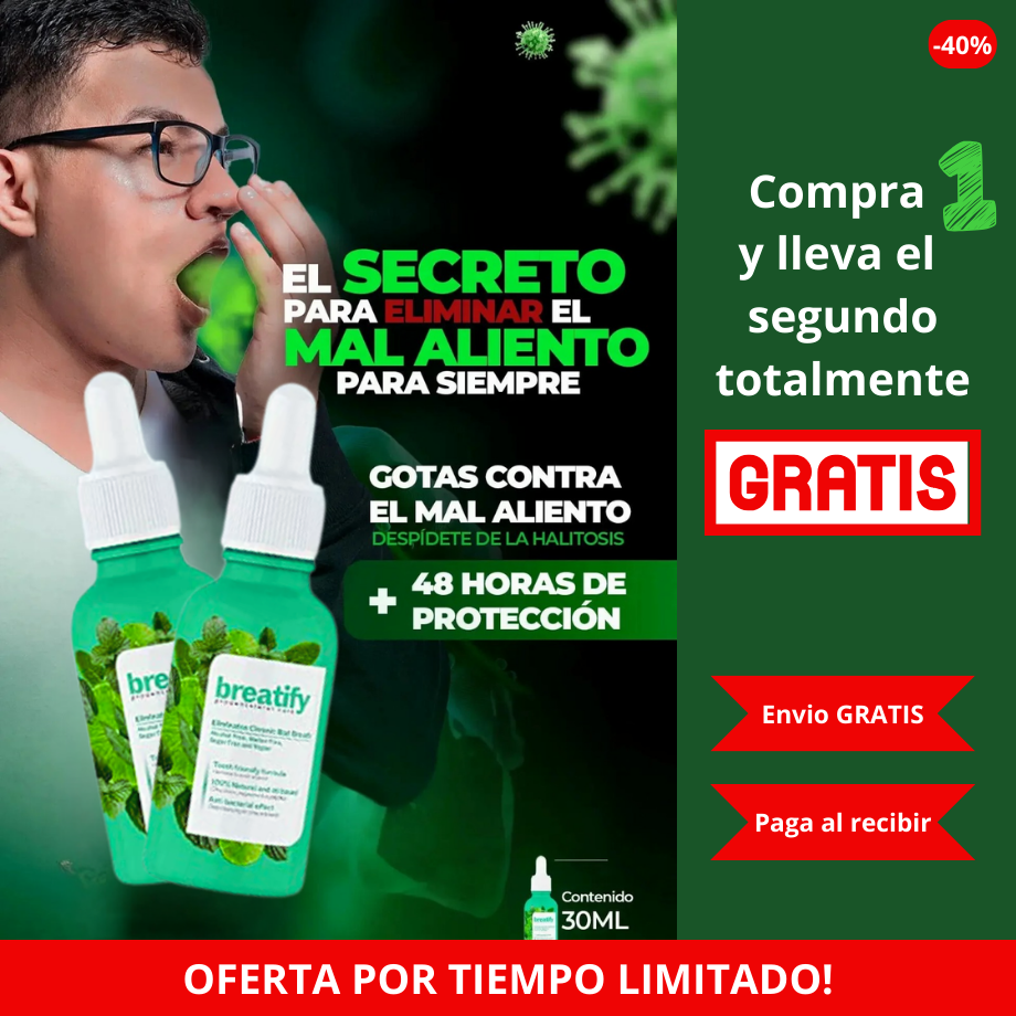 Breatify - Compra 1 lleva el 2do totalmente GRATIS 🎁