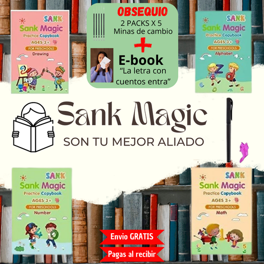 Kit de Caligrafía para niños - Reutilizable y Aprendizaje Efectivo + OBSEQUIO GRATIS 🎁