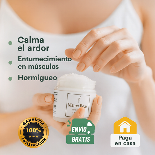 Crema Mama Bear 🧸 – Alivio Natural Para el Dolor Nervioso 🌿