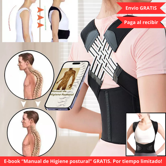 Chaleco Corrector de postura Unisex + E-book GRATIS 🎁