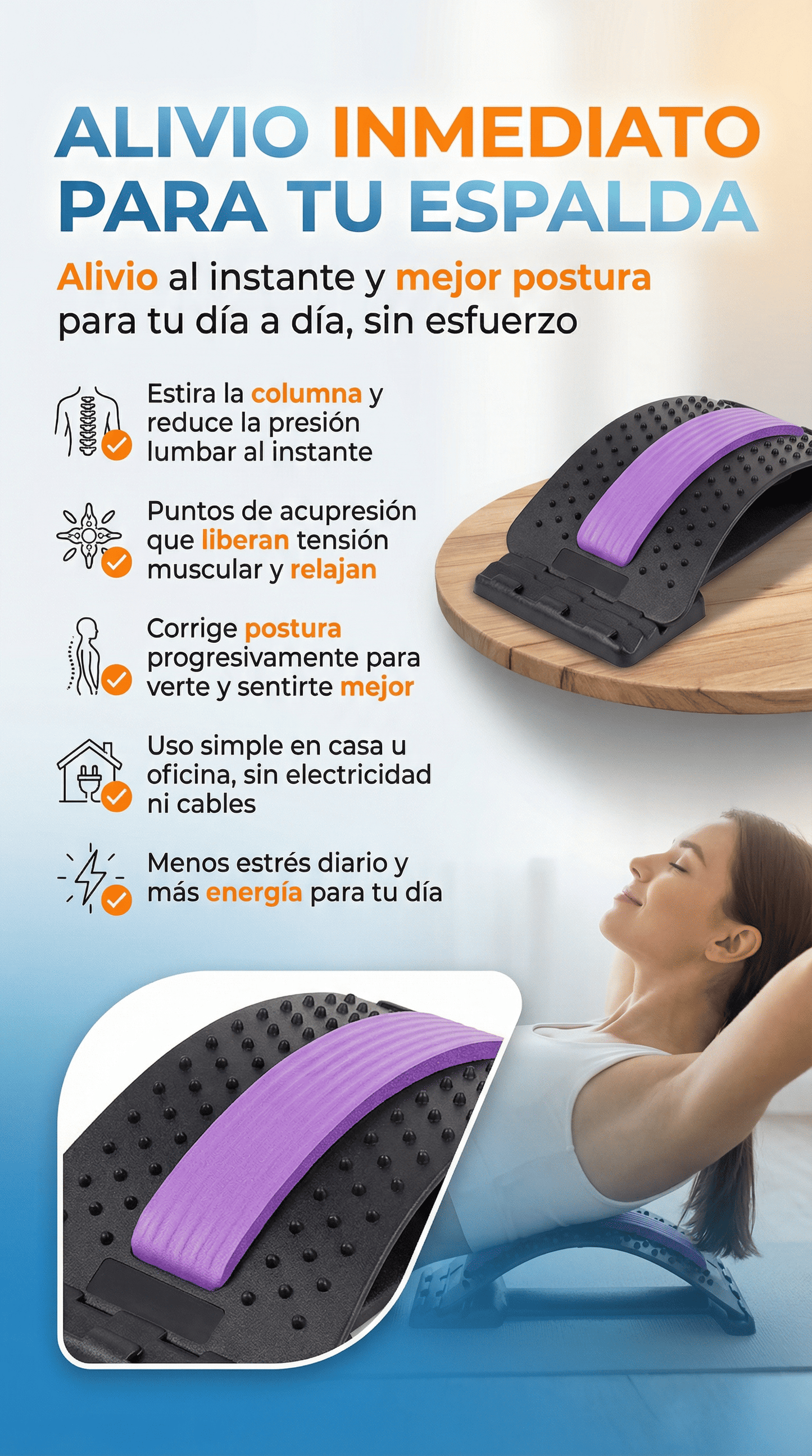 SpineFlex Pro - Alivia el dolor y mejora tu postura desde casa