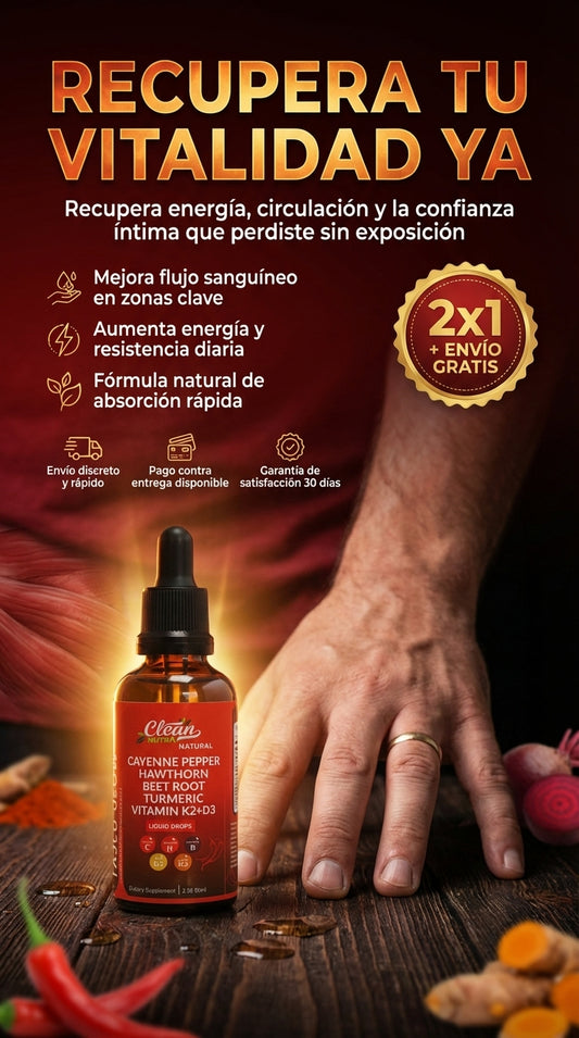 VascuGlow™ 2x1 🔥  – Activación Natural para tu Energía y Vitalidad Masculina